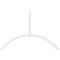 Ekena Millwork Archdale Architectural Grade PVC Gable Bracket, 96"W x 64"H x 2"D x 4"F, 16/12 Pitch GBP096X64X0204ARC00 - alternate 4